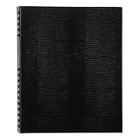 Blueline NotePro Notebook, 1-Subject, Medium/College Rule, Black Cover, (150) 11 x 8.5 Sheets (REDA10300BLK)