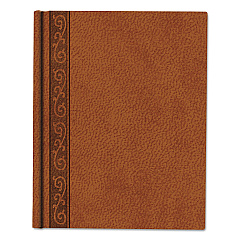 Blueline Da Vinci Notebook, 1-Subject, Medium/College Rule, Tan Cover, (75) 11 x 8.5 Sheets (REDA8004)