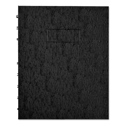 Blueline EcoLogix NotePro Executive Notebook, 1 Subject, Medium/College Rule, Black Cover, 9.25 x 7.25, 75 Sheets (A7150EBLK)