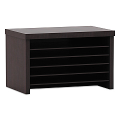 Alera Valencia Under Counter File Organizer Shelf, 15.75w x 9.88d x 10.88h, Espresso (ALEVA316012ES)