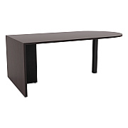 Alera Valencia Series D-Top Desk, 71" x 35.5" x 29.63", Espresso (ALEVA277236ES)