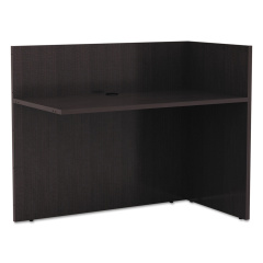 Alera Valencia Reversible Reception Return, 44.13w x 23.63d x 41.5h, Espresso (VA324424ES)