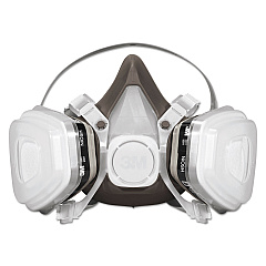 3M Half Facepiece Disposable Respirator Assembly, Large (MMM53P71)