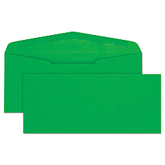 Quality Park Colored Envelope, #10, Commercial Flap, Gummed Closure, 4.13 x 9.5, Green, 25/Pack (QUA11135)