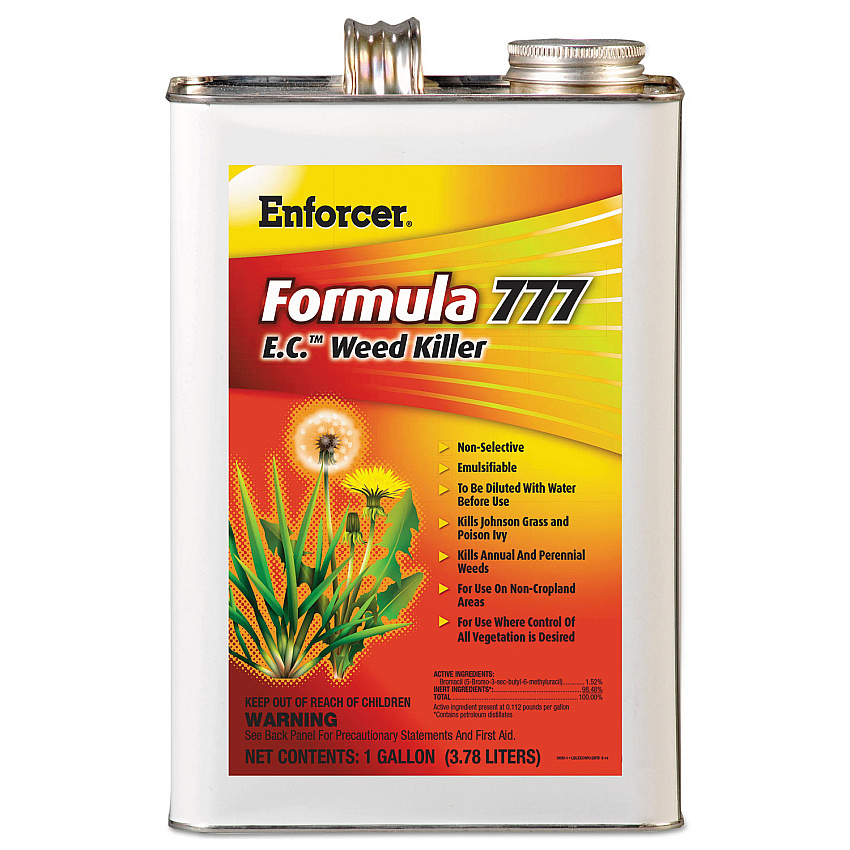 Enforcer Formula 777 E.C. Weed Killer, Non-Cropland, 1 gal Can, 4/Carton (AMR136423)