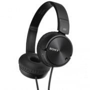 Sony Noise Canceling Headphones, 4 ft Cord, Black (MDRZX110NC)