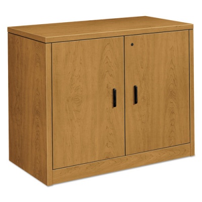 HON 10500 Series Storage Cabinet w/Doors, 36w x 20d x 29.5h, Harvest (105291CC)