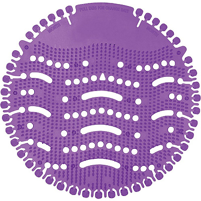 Ultra Deodorizing Urinal Screen Purple Lavender 10/box, Box Of 10 (ULTRA-PC)