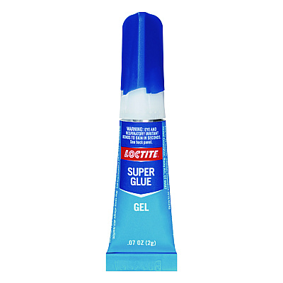 Loctite Super Glue Gel Tubes, 0.07 oz, Dries Clear, 2/Pack (LOC1255800)