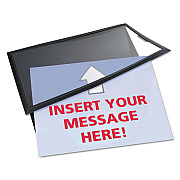 Artistic AdMat Counter-Top Sign Holder and Signature Pad, 8.5 x 11, Black (AOP25202)