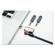 AbilityOne 5340016304194, Kensington ClickSafe Keyed Laptop Lock, 5 ft Carbon Steel Cable, Black, 10/Pack
