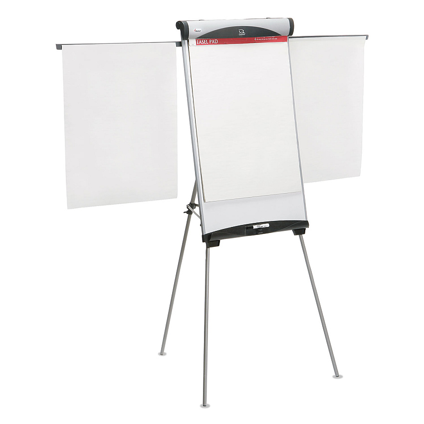 AbilityOne 7520016421221, SKILCRAFT Euro Magnetic Presentation Easel, 26 x 34, White Surface, Black Aluminum Frame