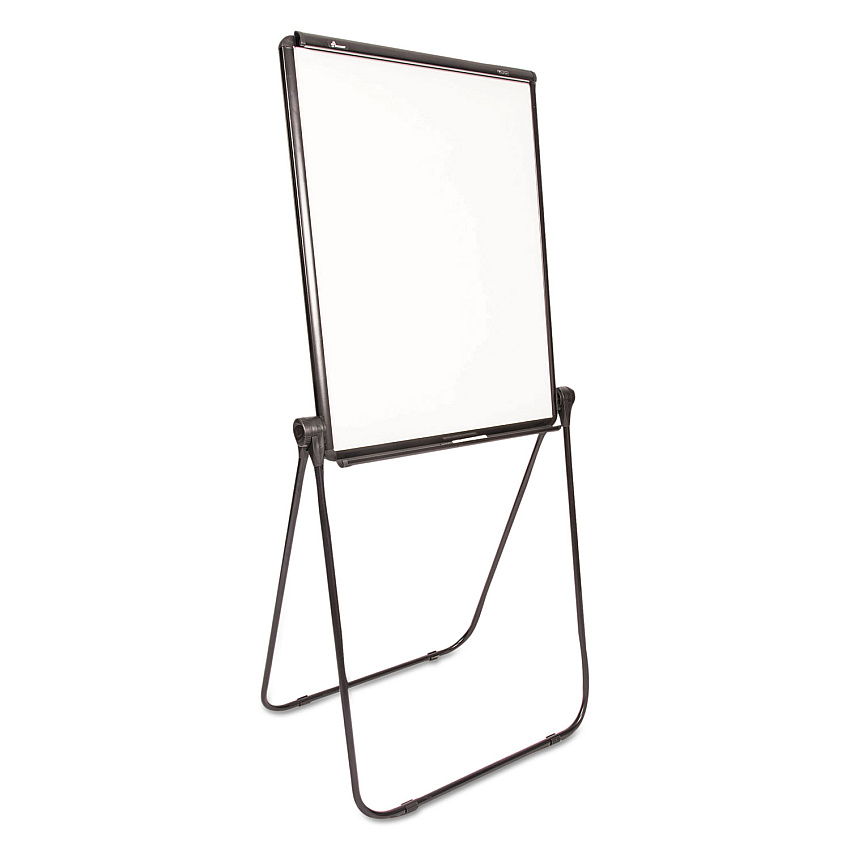 AbilityOne 7520016421223, SKILCRAFT Dual-Sided Total Erase Easel, 27 x 34, White Surface, Black Aluminum Frame