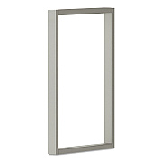 HON Voi O-Leg Supports for Overhead Cabinet, 14.25" x 20.5", Metallic Platinum Gray (HONVOS65T)
