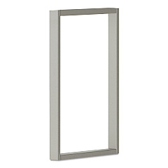 HON Voi O-Leg Supports for Overhead Cabinet, 14.25" x 20.5", Metallic Platinum Gray (HONVOS65T)