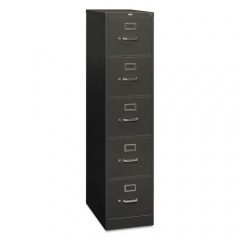 HON 310 Series Vertical File, 5 Letter-Size File Drawers, Charcoal, 15" x 26.5" x 60" (315PS)