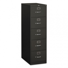 HON 310 Series Vertical File, 5 Legal-Size File Drawers, Charcoal, 18.25" x 26.5" x 60" (315CPS)