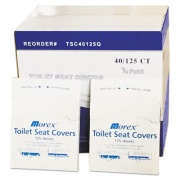 GEN Quarter-Fold Toilet Seat Covers, 14.5 x 16.5, White, 5,000/Carton (TSC40125QB)
