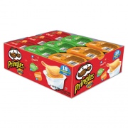 Pringles Potato Chips, Variety Pack, 0.74 oz Canister, 18/Box (18251)