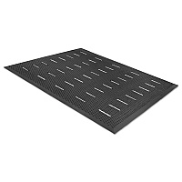 Guardian Free Flow Comfort Utility Floor Mat, 36 x 48, Black (MLL34030401)
