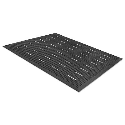 Guardian Free Flow Comfort Utility Floor Mat, 36 x 48, Black (MLL34030401)