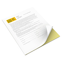Xerox Vitality Multipurpose Carbonless 2-Part Paper, 8.5 x 11, Canary/White, 5,000/Carton (XER3R12850)