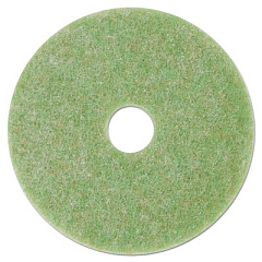 3M Low-Speed Topline Autoscrubber Floor Pads 5000, 16" Diameter, Green/orange, 5/carton (MMM18048)