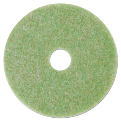 3M Low-Speed Topline Autoscrubber Floor Pads 5000, 16" Diameter, Green/orange, 5/carton (MMM18048)