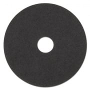 3M Low-Speed Stripper Floor Pad 7200, 23" Diameter, Black, 5/carton (08385)
