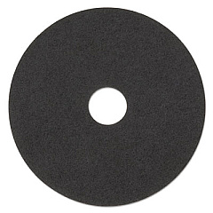 3M Low-Speed Stripper Floor Pad 7200, 23" Diameter, Black, 5/carton (MMM08385)