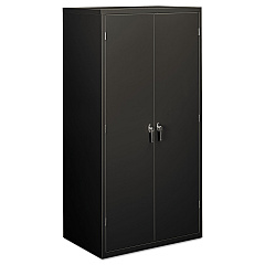 HON Assembled Storage Cabinet, 36w x 24.25d x 71.75, Charcoal (HONSC2472S)