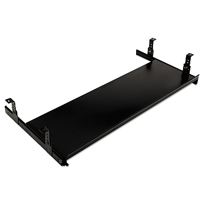 HON Oversized Keyboard Platform/Mouse Tray, 30w x 10d, Black (HON4028P)