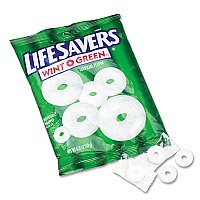 LifeSavers Hard Candy Mints, Wint-O-Green, Individually Wrapped, 6.25 oz Bag (LFS88504)