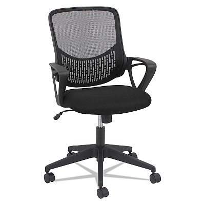 OIF Modern Mesh Task Chair, Supports Up to 250 lb, 17.17" to 21.06" Seat Height, Black (OIFMK4718)