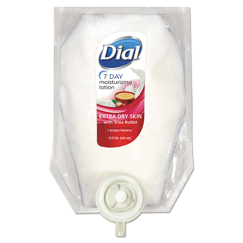 Dial Professional 7-Day Moisturizing Lotion for Versa Dispenser, 15 oz, Refill Pouch (DIA12259EA)