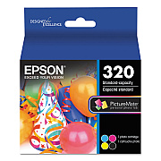 Epson T320 (320) Ink, Black/Cyan/Magenta/Yellow