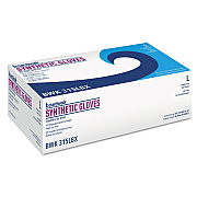 Boardwalk Powder-Free Synthetic Vinyl Gloves, Large, Beige, 4 mil, 100/Box (BWK315LBX)
