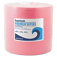Boardwalk Hydrospun Wipers, 12 x 12, Red, 475/Roll (BWKP080JPR)