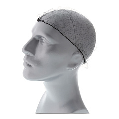 AmerCareRoyal Lightweight Latex-Free Hairnets, Nylon, 28", Black, 144/Box, 20 Boxes/Carton (RPH144LTBK28)