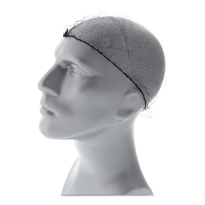 AmerCareRoyal Lightweight Latex-Free Hairnets, Nylon, 28", Black, 144/Box, 20 Boxes/Carton (RPH144LTBK28)