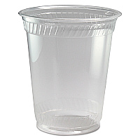 Fabri-Kal Kal-Clear PET Cold Drink Cups, 12 oz to 14 oz, Clear, Squat, 50/Sleeve, 20 Sleeves/Carton (FABKC1214)