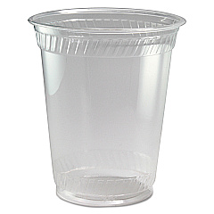 Fabri-Kal Kal-Clear PET Cold Drink Cups, 12 oz to 14 oz, Clear, Squat, 50/Sleeve, 20 Sleeves/Carton (FABKC1214)