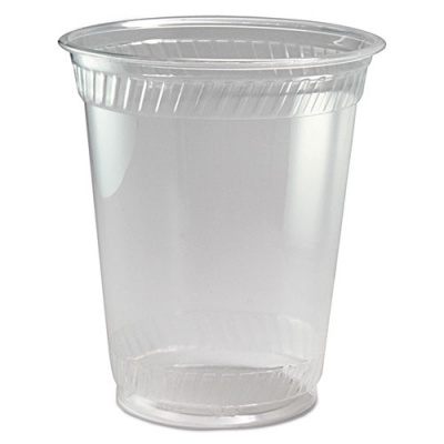 Fabri-Kal Kal-Clear PET Cold Drink Cups, 12 oz to 14 oz, Clear, Squat, 50/Sleeve, 20 Sleeves/Carton (KC1214)
