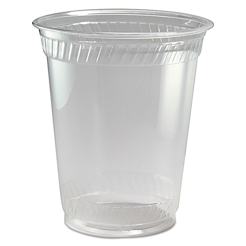 Fabri-Kal Kal-Clear PET Cold Drink Cups, 12 oz to 14 oz, Clear, Squat, 50/Sleeve, 20 Sleeves/Carton (FABKC1214)
