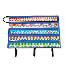 Carson-Dellosa Education Border Storage Pocket Chart, 41" x 24.5", Blue/Clear (CDPCD5652)