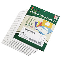 AbilityOne 7530015549538, SKILCRAFT Avery CD/DVD Label Maker Kit, Refills, 50/Pack