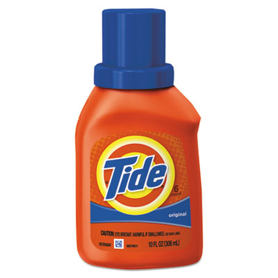 Tide Liquid Laundry Detergent, Original Scent, 10 Oz Bottle, 12/carton (PGC00471)