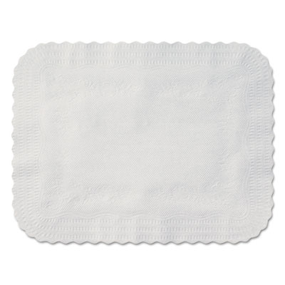Hoffmaster SCALLOPED EDGE TRAYMAT, BOND PAPER, WHITE, 19.13 X 14, 1,000/CARTON (HFM410202)