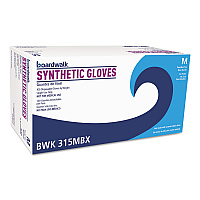Boardwalk Powder-Free Synthetic Vinyl Gloves, Medium, Cream, 4 mil, 1,000/Carton (BWK315MCT)