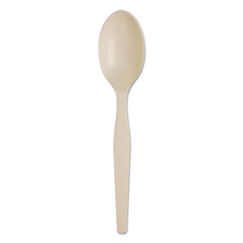 Dixie SmartStock Plastic Cutlery Refill, Spoons, 6", Series-O Mediumweight Bio-Blend, Beige, 40/Pack, 24 Packs/Carton (DXESSS11B)